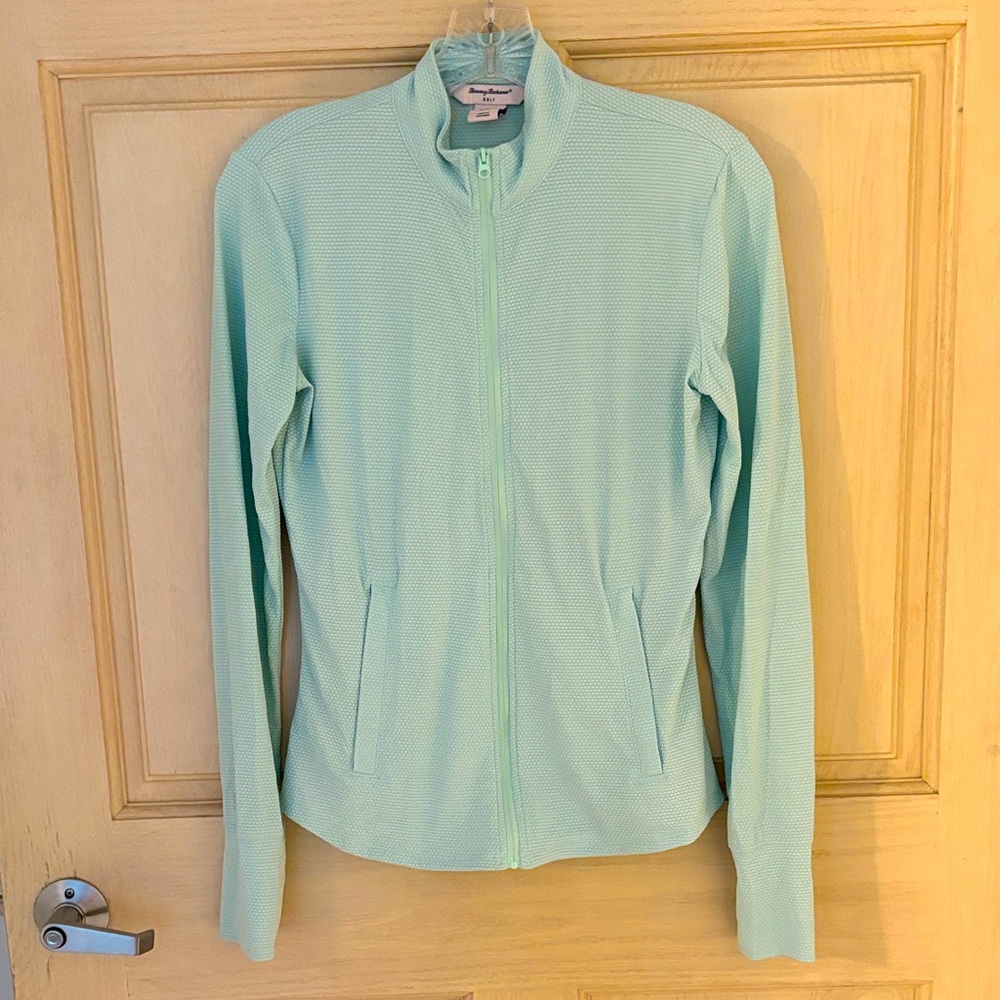 Tommy Bahama Ladies Lightweight Golf Jacket XS - Performance - Zip up in Seafoam